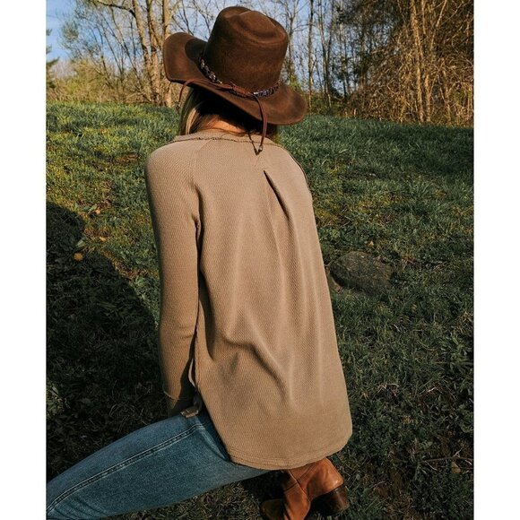 Free People Womens Snowy Thermal Top - Picture 2 of 11